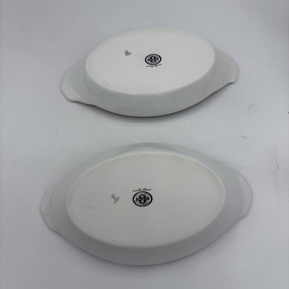 Cordon Bleu Bia Oval‎ Au Gratin Baking Serve Set of 2 10" Oven Safe - Picture 7 of 7